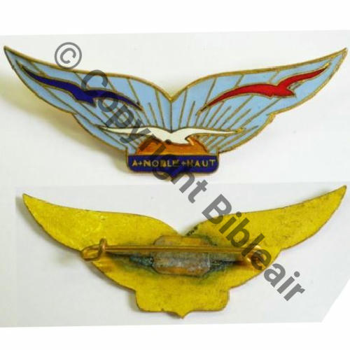 ECH  A1203NH BA.742 ECHOUBOULAIN Maison des Ailes  SM Bol octog Dos lisse irreg Src.propeller520 12Eur(x2) 